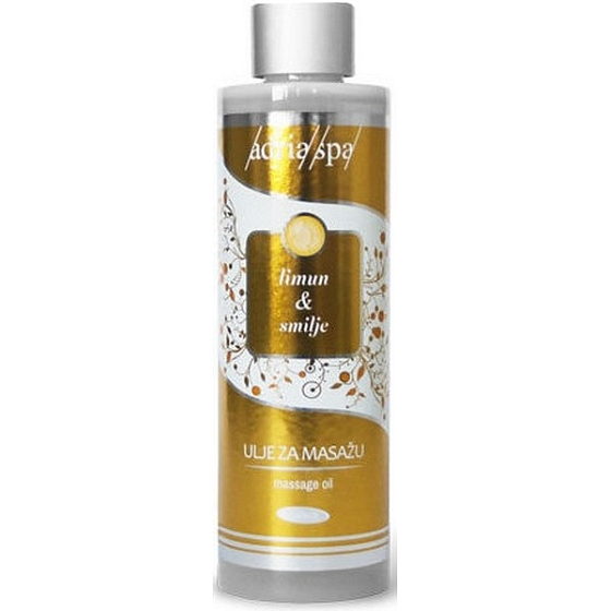 Adria Spa Citron & Slaměnka regenerační masážní olej proti striím 200 ml