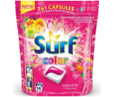 Surf Color Tropical Lily & Ylang Ylang 2v1 kapsle na praní barevného prádla 14 dávek