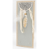 Nekupto Home Decor Dřevěná deska s háčky šedá 12 x 30 cm