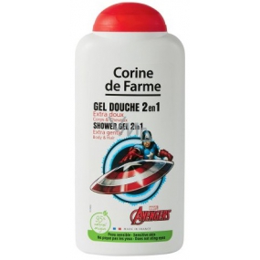 Corine de Farme Avengers 2v1 šampon na vlasy a sprchový gel pro děti 250 ml