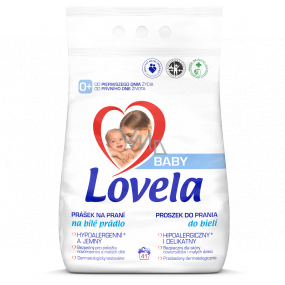 Lovela Baby Bílé prádlo Hypoalergenní, jemný prací prášek 41 dávek 4,1 kg