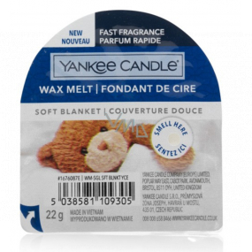 Yankee Candle Soft Blanket - Jemná přikrývka vonný vosk do aromalampy 22 g