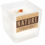 Heart & Home Nature Cedrové dřevo a bílé pižmo vonná svíčka malá sklo, doba hoření až 20 hodin 90 g