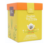 English Tea Shop Bio Citrónová tráva, Zázvor a Citrusy sypaný čaj 80 g + dřevěná odměrka se sponou