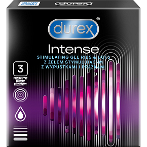 Durex Intense Orgasmic kondomy, 3 ks