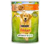 Purina Friskies Vitafit kuřecí s mrkví ve šťávě kompletní krmivo pro psy kapsička 100 g