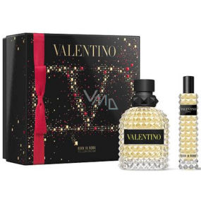 Valentino Uomo Born in Roma Yellow Dream toaletní voda 50 ml + toaletní voda 15 ml miniatura, dárková sada pro muže