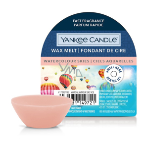 Yankee Candle Watercolour Skies - Akvarelová obloha vonný vosk do aromalampy 22 g