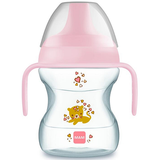 Mam Learn To Drink Cup hrnek na učení holka 6+ měsíců 190 ml