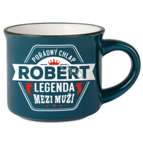 Albi Espresso hrneček Robert - Pořádný chlap, legenda mezi muži 45 ml