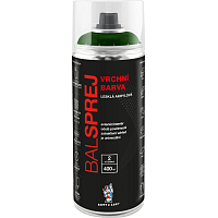 BALSPREJ vrchní univerzální akrylová barva ve spreji, RAL 6002 zelená listová, 400 ml