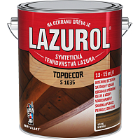 Lazurol Topdecor S1035 tenkovrstvá lazura na dřevo T026 wenge, 2,5 l