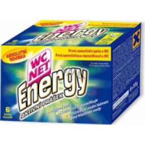 Wc Net Energy čisticího prášeku do Wc nádržky 6 x 55 g