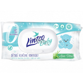 Linteo Baby Aloe Vera vlhčené ubrousky pro děti 80 kusů