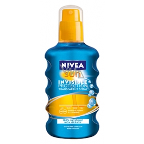 Nivea Sun Invisible Protection OF20 neviditelný sprej na opalování 200 ml