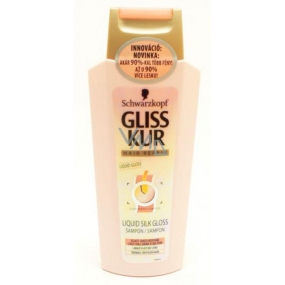 Gliss Kur Liquid Silk Gloss regenerační šampon na vlasy 400 ml