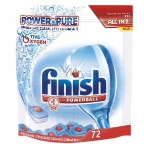 Finish All in 1 Power and Pure tablety do myčky 72 kusů