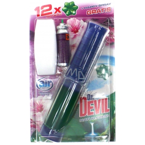 Dr. Devil Natur Fresh 3v1 Wc Point Block 75 ml + Air Menline Japanese Cherry Happy osvěžovač vzduchu komplet sprej + náplň 1 x 15 ml