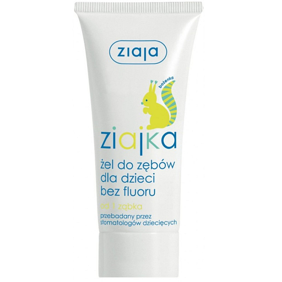 Ziaja Ziajka Veverka zubní pasta bez fluoru 50 ml