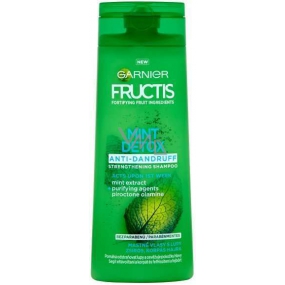 Garnier Fructis Mint Detox Anti-Dandruff šampon na mastné vlasy s lupy 250 ml