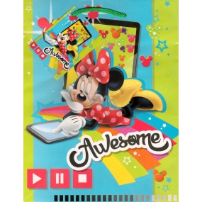 Ditipo Dárková papírová taška 18 x 10 x 22,7 cm Disney Minnie Mouse Awesome