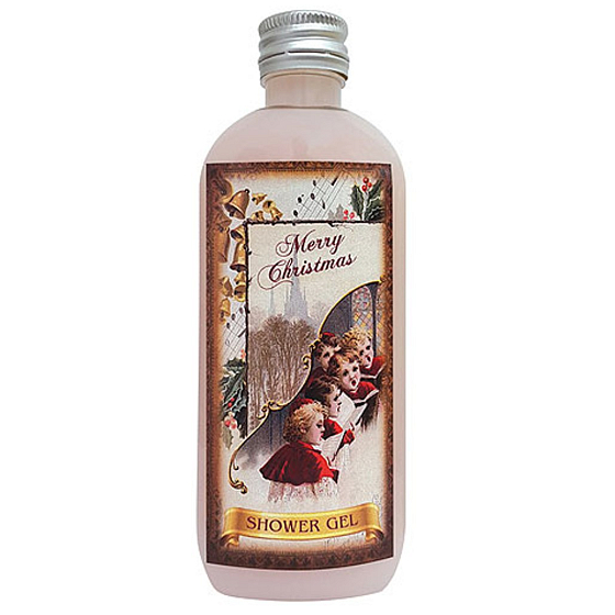 Bohemia Gifts Šípky a růže Vánoční krémový sprchový gel 100 ml