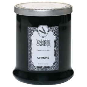 Yankee Candle Barbershop Chrome Tumbler - Chrom vonná svíčka 226 g