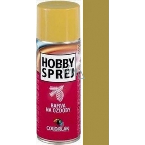Colorlak Hobby Barva na ozdoby zlatá sprej 160 ml