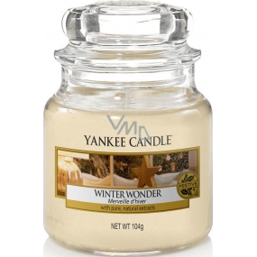 Yankee Candle Winter Wonder - Zimní zázrak vonná svíčka Classic malá sklo 104 g