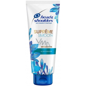 Head&Shoulders Supreme Smooth balzám na vlasy proti lupům s arganovým olejem 220 ml