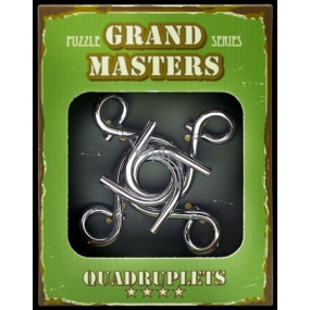 Albi Grand Masters kovový hlavolam - Quadruplets 4/4
