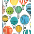 Nekupto Dárková papírová taška 45,5 x 33 x 10,5 cm Balony 1723 40 KFXL