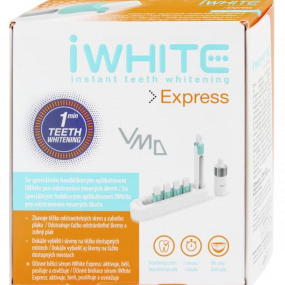 iWhite Express sada k bělení zubů, revoluční bělení čistícím přístrojem