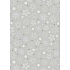 Ditipo Dárkový balicí papír 70 x 200 cm Vánoční stříbrný bílo-zlaté vločky