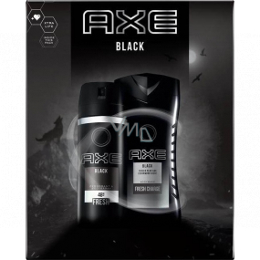 Axe Black deodorant sprej pro muže 150 ml + sprchový gel 250 ml, kosmetická sada