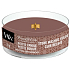 WoodWick Stone Washed Suede - Sepraný semiš vonná svíčka s dřevěným knotem petite 31 g