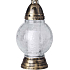 Bolsius Lampa skleněná Koule praskaná 28 cm 52 hodin 130 g