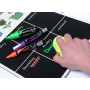 Uni Mitsubishi Chalk Marker křídový popisovač černý 1,8-2,5 mm, PWE-5M