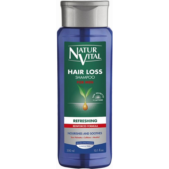 Natur Vital Hair Loss for Men šampon proti vypadávání vlasů pro muže 300 ml