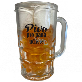 Bohemia Gifts Pivo pro pana učitele směs bonbónů v pivní sklenici 250 g