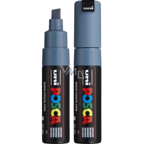 Posca Univerzální akrylátový popisovač se širokým, seříznutým hrotem 8 mm Břidlicově šedá PC-8K