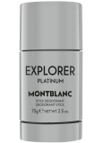Montblanc Explorer Platinum deodorant stick pro muže 75 g
