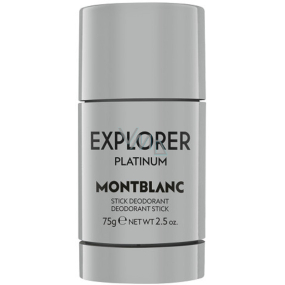 Montblanc Explorer Platinum deodorant stick pro muže 75 g