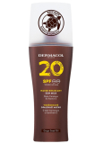 Dermacol Sun SPF20 voděodolné opalovací mléko sprej 200 ml