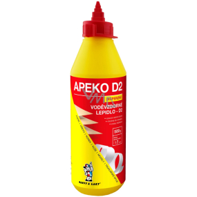 Apeko D2 Lepidlo voděodolné na dřevo a savé materiály 500 g