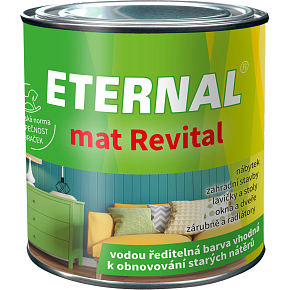 Eternal mat Revital barva k obnovování starých nátěrů, 201 bílá, 100 g