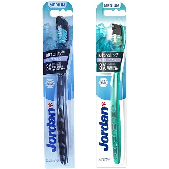 Jordan Ultralite Whitening Medium zubní kartáček, 1 ks