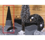 Lima Artic svíčka černá jehlan 75 x 250 mm 1 kus