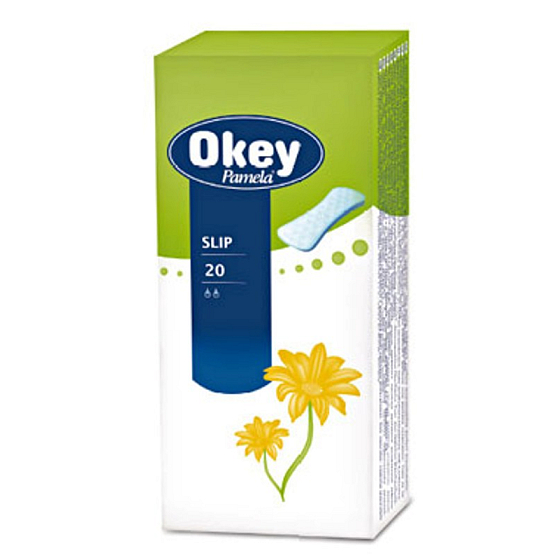 Pamela Okey Slip intimní slipové vložky 20 kusů
