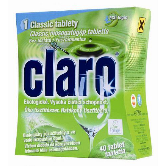 Claro Eco tablety vše v1 40 kusů